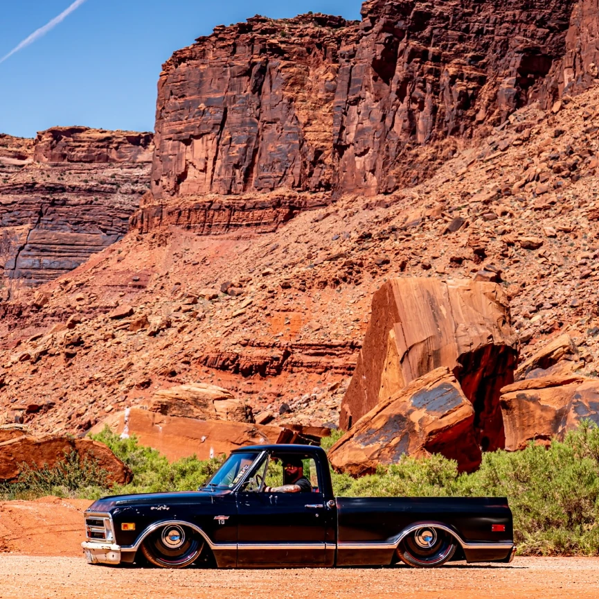 Sixty8 Industries C10 laid out in the Utah red rock