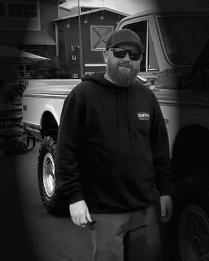 Dave Johnston in front of his Corsa Red K20